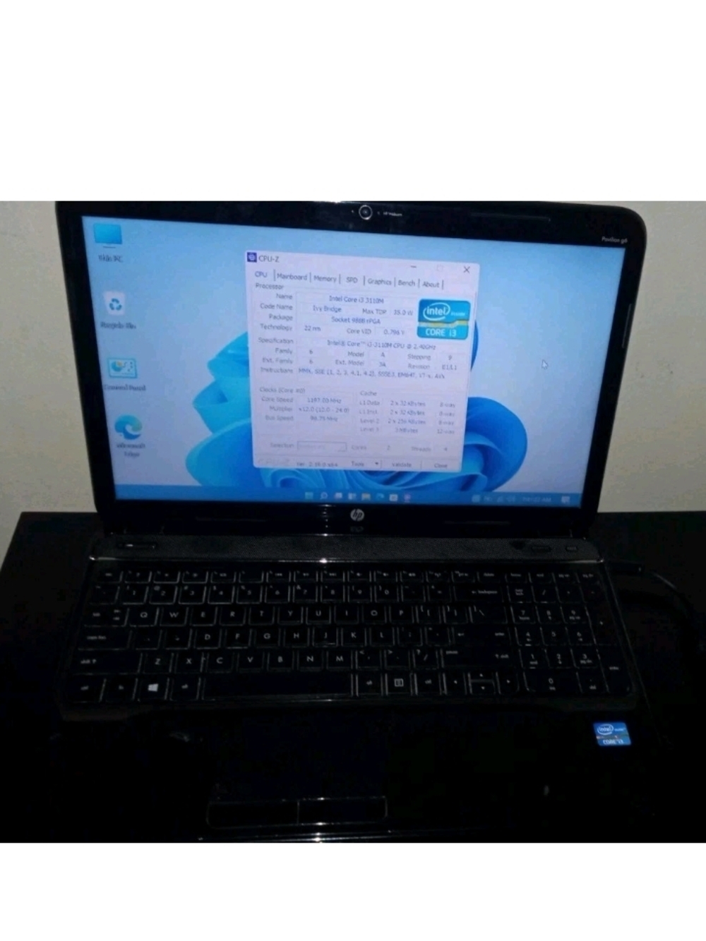 HP Pavilion G7 Laptop 17", I3-3110M 6GB RAM 750GB HDD, Windows 11 Pro Fast!!